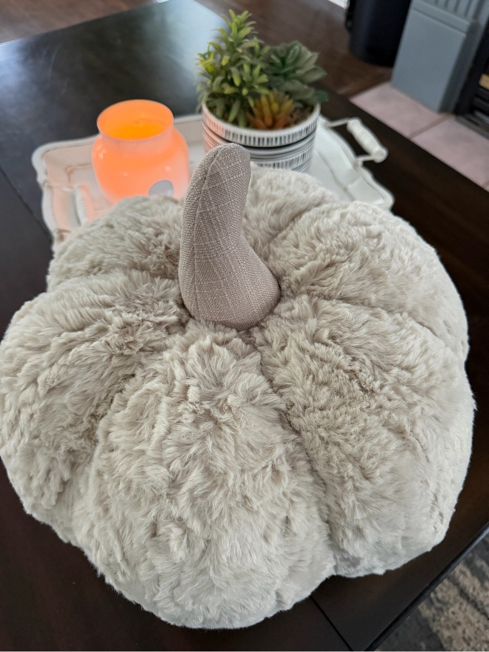 Viral Plush Costco Pumpkin Decorative Pillow .